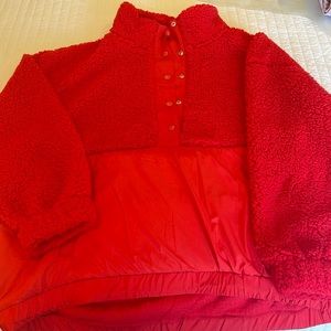 Loft Lou & Grey Red Sherpa XL